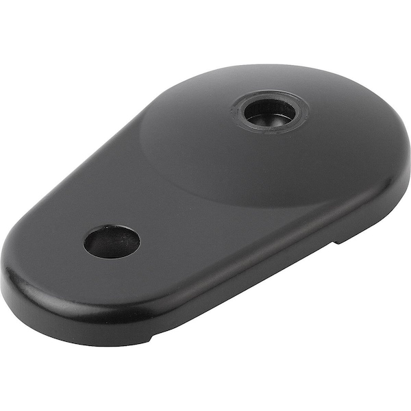 Plate With Extension, Form:D Zinc, Anti-Slip Plate